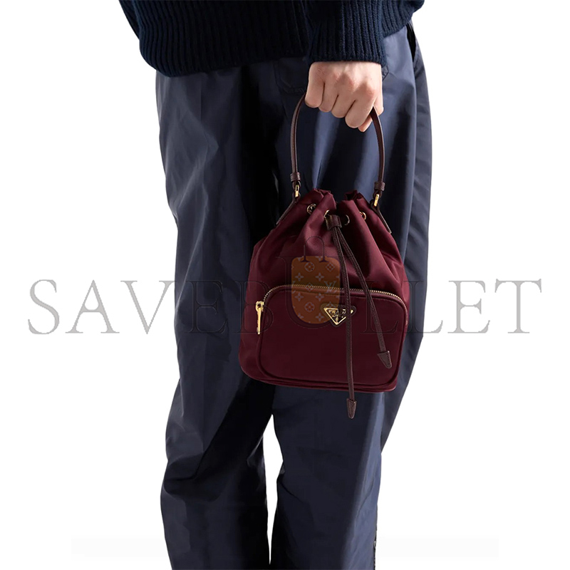 PRADA DUET BUCKET BAG 1BH038 (22.5*17.5*12cm)